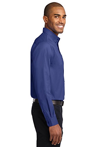 Port Authority Tall Long Sleeve Easy Care Shirt 2Xlt Mediterranean Blue #TOP2