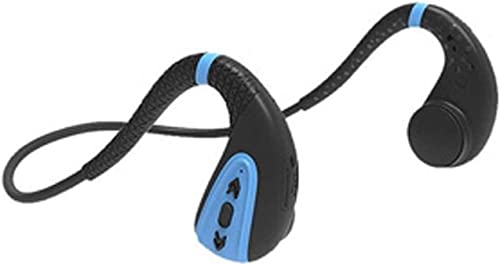 LEONYS Bluetooth Headphones Wireless Earbuds Bone Conduction Headphones Bluetooth 5.0 IPX8 Waterproof Open Ear Wireless Sports Headset Stereo Sweatproof with Mic (Color : Blue)