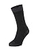 SEALSKINZ Wiveton Waterproof All Weather Mid Length Sock, Black, L