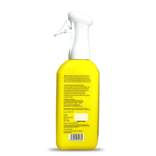 Image of OH DAMP Shower Spray Moisturiser, Lightweight In-Shower Body Moisturizer with Meadowfoam Seed Oil, Shea Butter and Vitamin E, Quick Absorbing Formula for Soft Glowing Skin