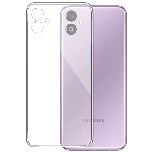 Image of NISHTECH for Samsung Galaxy F14 5G Premium Transparent Hybrid Soft Slim Dust Proof Back Case Cover Silicone with Camera Protection