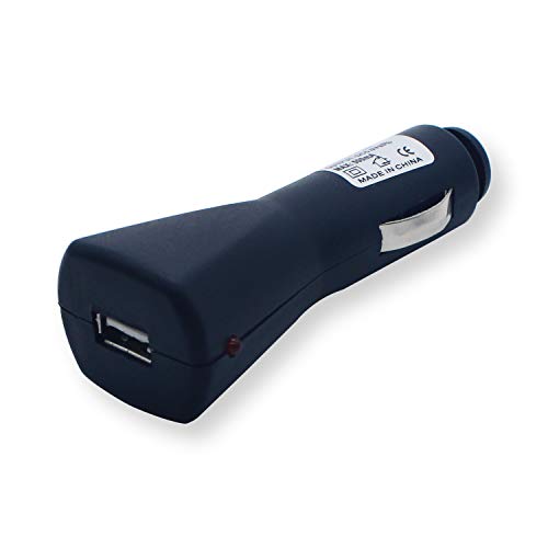 tecmac Portable Single Port USB Car Charger | Black