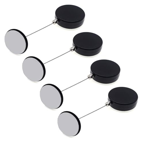4Pcs Retractable Cable For Key 100cm Long Retractable Cable Lock Anti-Theft Pull Box For Remote Controls Game Devices