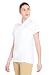 TuffRider Women's Kirby Kwik Dry Short Sleeve Show Shirt, White/Pet Pink, Medium