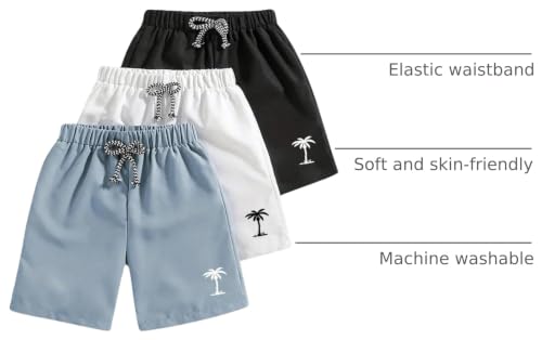 Image of GORGLITTER Boy's Drippy Shorts 3 Piece Cool Summer Bandana Y2k Gym Short | Boys Shorts Size 10, Shorts for Boys, Shorts Pack for Boys, Local Boy Shorts, Boy Shorts Size 8