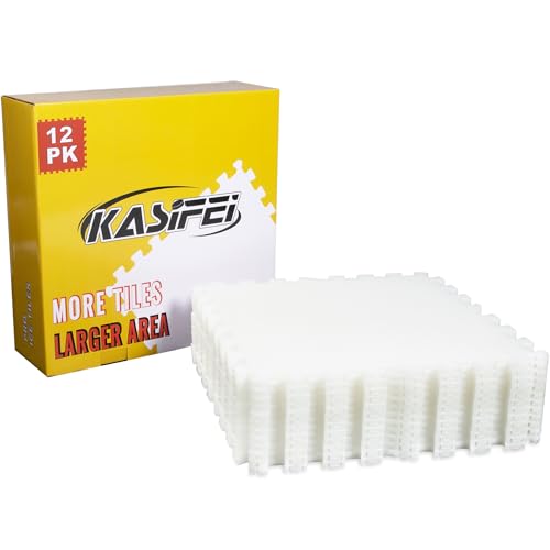 kasifei Hockey Synthetic Ice Tiles 12 Pack (23.5 SQFT)