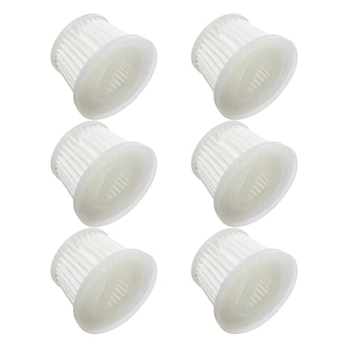 PUREBURG Replacement HEPA Filter Compatible with Brigii Mini Vacuum Y120 & Y120 Pro,6-Pack Reusable & washable Dust hair Air Clean
