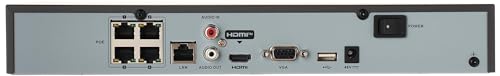 Hikvision - Pro Series DS-7604NI-K1/4P(C) - NVR 4 canaux POE, 8MP, 1x SATA, Multicoloured - Image 2