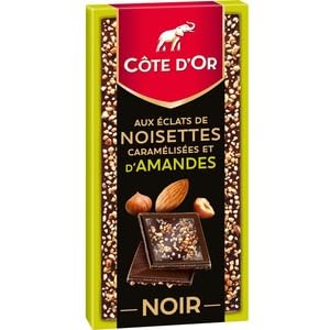 Cote DOr Cote dor Chocolat au Lait aux Eclats Noisettes et Amandes 100g