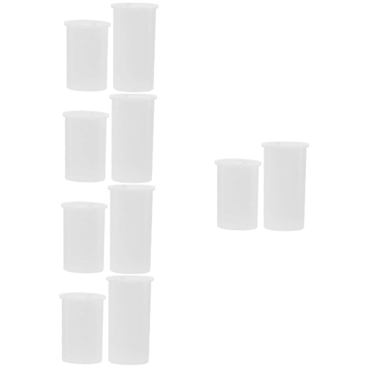 Lot De 5 Moules En Silicone Pour Créatifs Antiadhésifs Et Flexibles Pour Projets 2 Pièces X 5