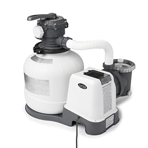 Intex SX2800 Krystal Clear Sand Filter Pump for Above Ground Pools 2800 GPH Pump Flow Rate–Improved Circulation and Filtration–Easy Installation–Improved Water Clarity–Easy to Clean