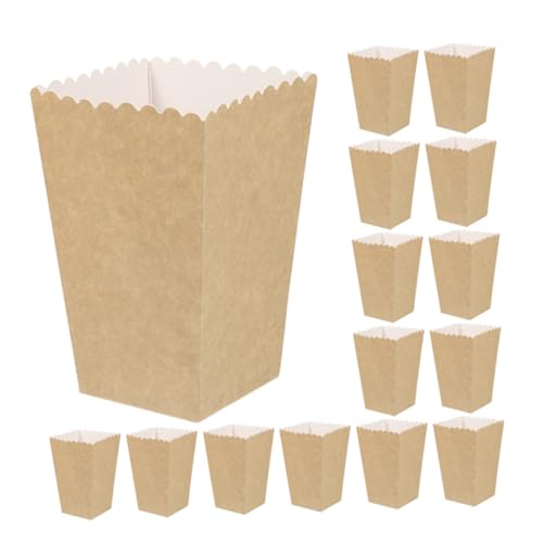 STOBAZA 24 Piezas Cajas Pequeñas para y Snacks de Contenedores Kraft para Fiesta para Pollo Frito y Dulces Desechables Ecológicas para Reuniones
