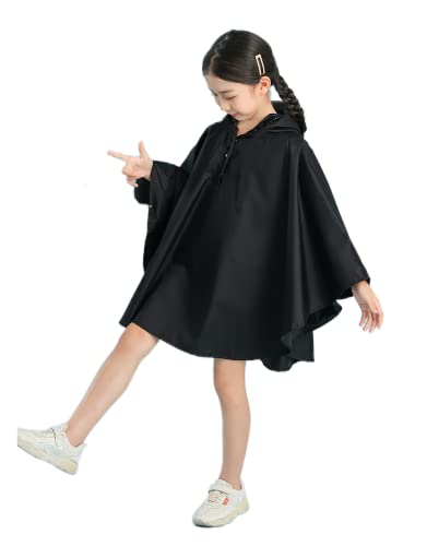 Image of Freesmily Kids Cute Raincoat Waterproof Rain Poncho Jacket Coat for Girls Boys