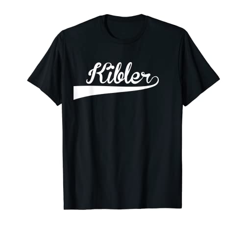 KIBLER Baseball Vintage Retro Fuentes Camiseta