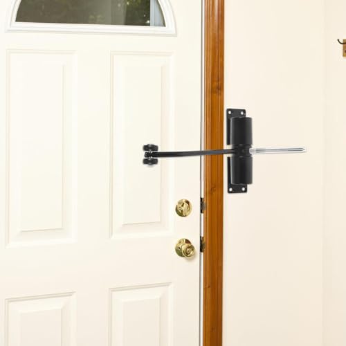 Cierrapuertas automático resistente y oculto para puertas de madera interiores 6
