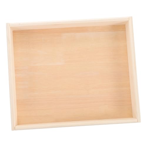 BESPORTBLE Wooden Puzzle Sorting Tray Flat Puzzle Storage for Easy Organization Portable Design for Adults Wooden Material