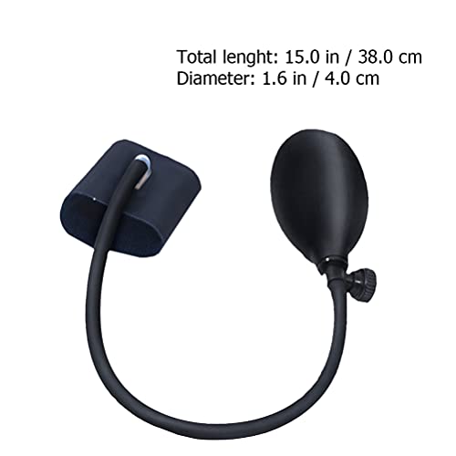 Healifty 1 Peça Inflável Leve Reutilizável Com Bomba de Ar Anel de Brinquedo Adultos Homens Casal An