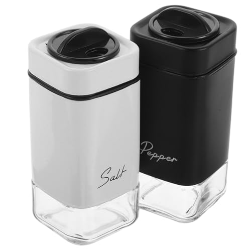 Gatuida Juego De Organizador De Especias De Cocina, Contenedor De Condimentos De Pimienta, Botella De Molinillo De Pimienta, Tarro De Especias De Cocina, Dispensador De Especias De