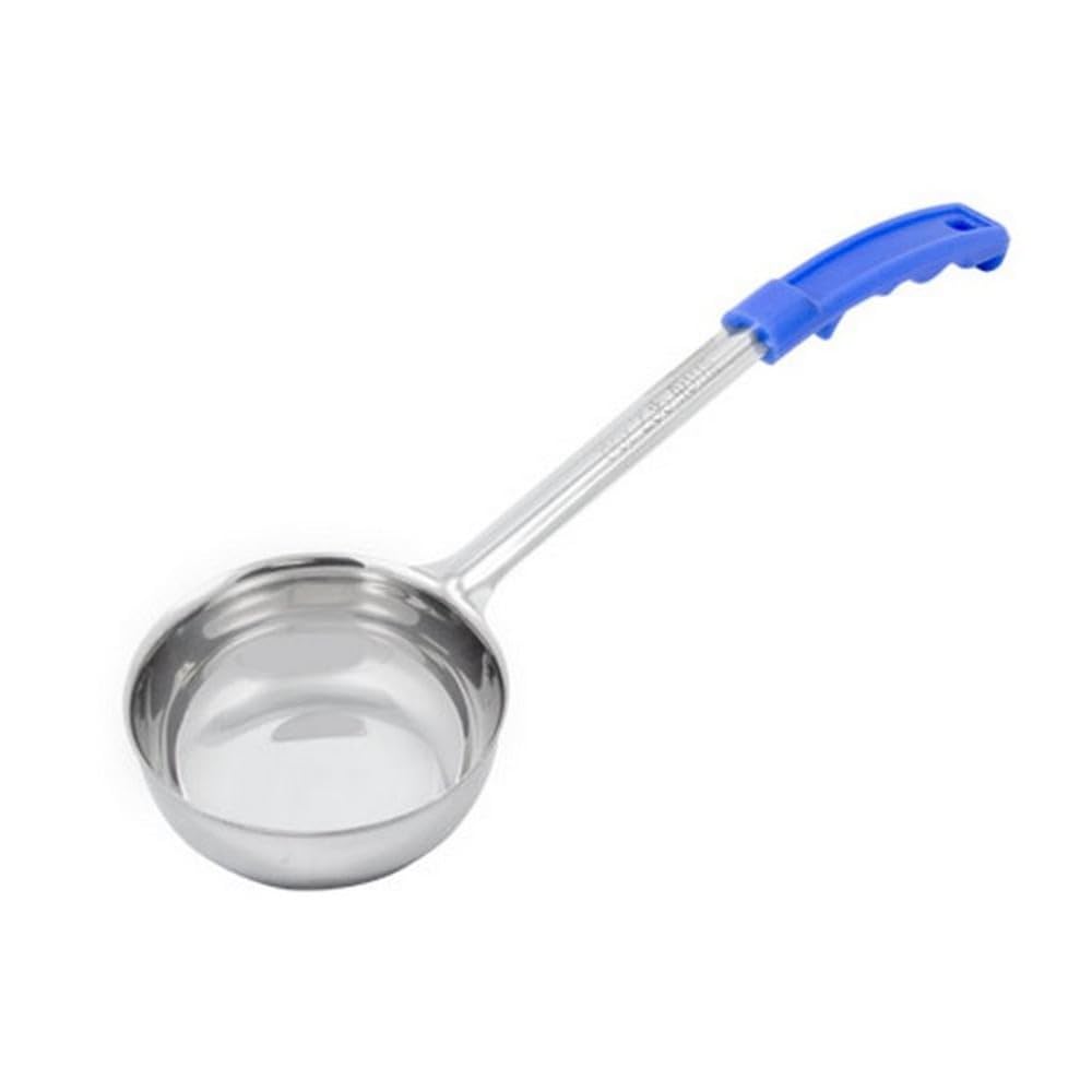 8 oz Stainless Steel Solid Portion Spooner by American Metalcraft – 8-Ounce, Stainless Steel, Blue, Model SPN8