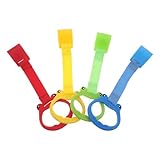 Atractivo multicolor: los anillos de juguete para bebés y las asas de los corralitos presentan atractivos diseños y colores, que estimulan el desarrollo y la curiosidad del bebé en los parques infantiles interiores, ayudándolo a ponerse de pie y a in...