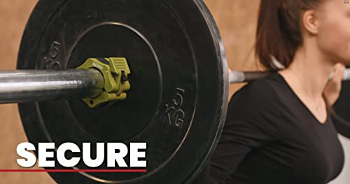 Olympic Barbell Clamps 2 Inch Quick Release Pair 2" Hole Barbell Clamp For Heavy Weight Lighting (Army Green) #TOP1