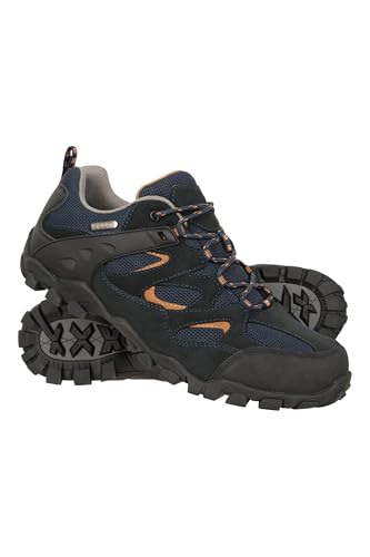 Mountain Warehouse Curlews Mens Waterproof Walking Shoes - Quick Drying Footwear, Suede & Mesh Outer & Rubber Sole - for Autumn, Winter, Camping & Hiking - Image 3