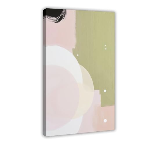 Poster abstrait salon et chambre Mnyuein | Set de 3 affiches sauge