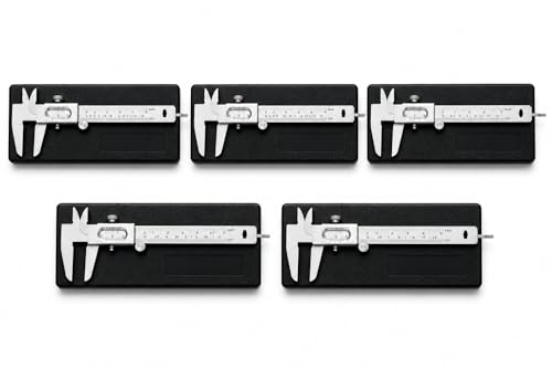 Image of RG Vernier Caliper Slide Caliper Measures 0-12.5cm x 0.1cm, Metallic, With Storage box || Laser Printed (5)