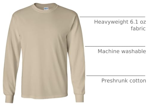 Image of Gildan Men's Ultra Cotton Long Sleeve T-shirt, Style G2400