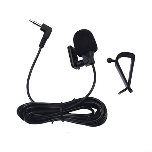 Gdfnmogo Communication externe de 5 mm de style anti-bruit pour microphone transparent directionnel Câble de 300 cm 3. Mains - pour plus de véhicules de kits de voiture