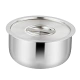 Ciieeo 1 Recipiente Para Pasteles Con Tapas Recipiente Para Crema Olla Para Pasta Cacerola Olla Cubierta Olla Pequeña Para Cocinar Sartén Para Batir Ollas Para Estofado Con