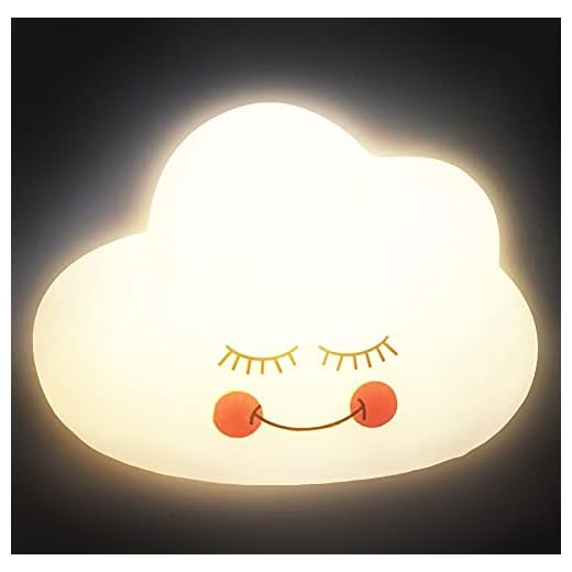 Night Light for Kids – LED Soft Light for Nursery Bed, AAA Battery Operated or Direct USB Charge – Lamp for Boy and Girl Children Bedroom, Perfect Toddler Gift Choice