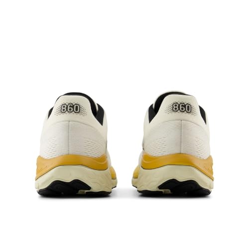New Balance New Balance Men's Fresh Foam X 860 V14 Running Shoe, Sea Salt/Angora/Dried Apricot, 7 M