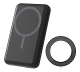 iLakia Magnetic Wireless Power Bank, 10000mAh Portable Charger, Magnetic Battery Pack for iPhone 14