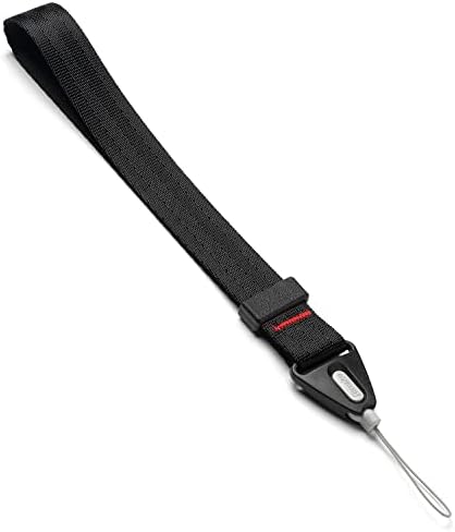 Ringke Hand Strap Designed for Cell Phone Cases, Keys, Cameras & ID QuikCatch Lanyard Adjustable String - Black