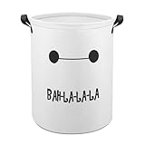 ランドリーバスケット ベイマックス 洗濯かご バスケット 収納ボックス 洗濯物入れ 収納袋 折り畳み 丸型 大容量 撥水