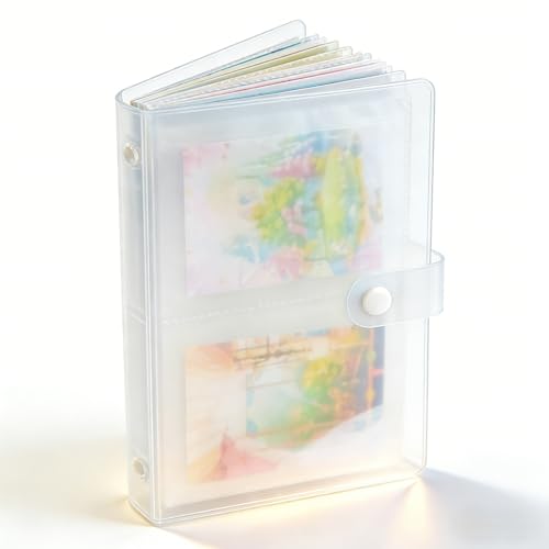 LORJE 1pc Small Photo Album, Mini Photo Album for Pictures with Clear Covers - Each Holds 80 Photos. (Small 2.5INCH*3.5INCH)
