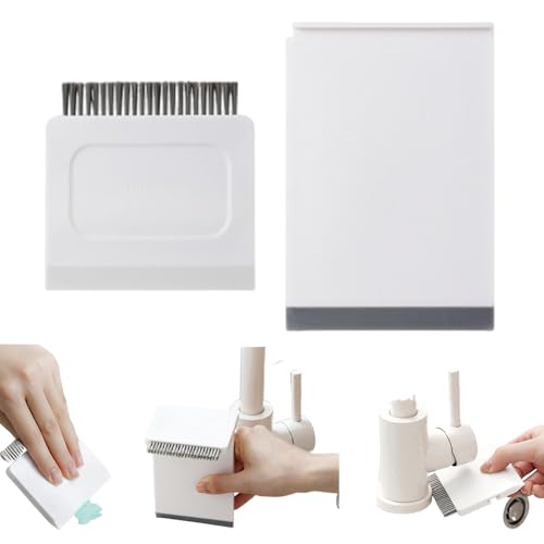 Image of Ouliget Kitchen Sink Squeegee and Countertop Brush,3 in 1 Mini Squeegee Sponge Countertop Dirt Cleaning Brush,Multi Purpose Compact Brush Cleans Wet and Dry Spills