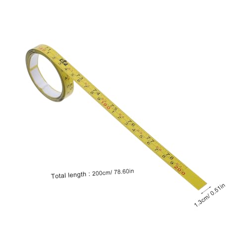Cinta métrica adhesiva ARTIBETTER con doble escala miniatura 2