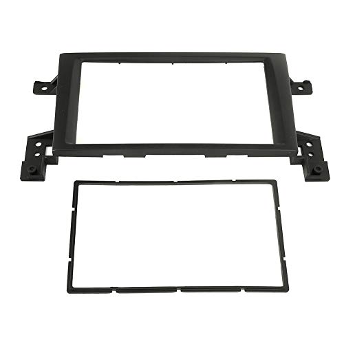 Yctze Quadro modificado de navegação, 2 Din Car DVD Stereo Radio Fascia Kit de acabamento de moldura