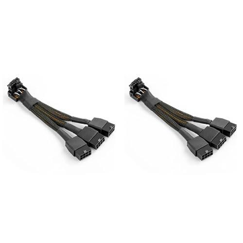 Cable GPU de 16 pines PCIe 5.0 adaptador de 90 grados en ángulo recto tipo B de 16AWG