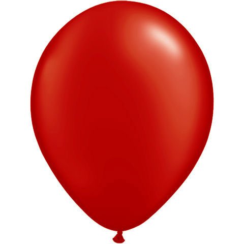 Qualatex11" Pearlized Ruby Red Balloons (100ct)