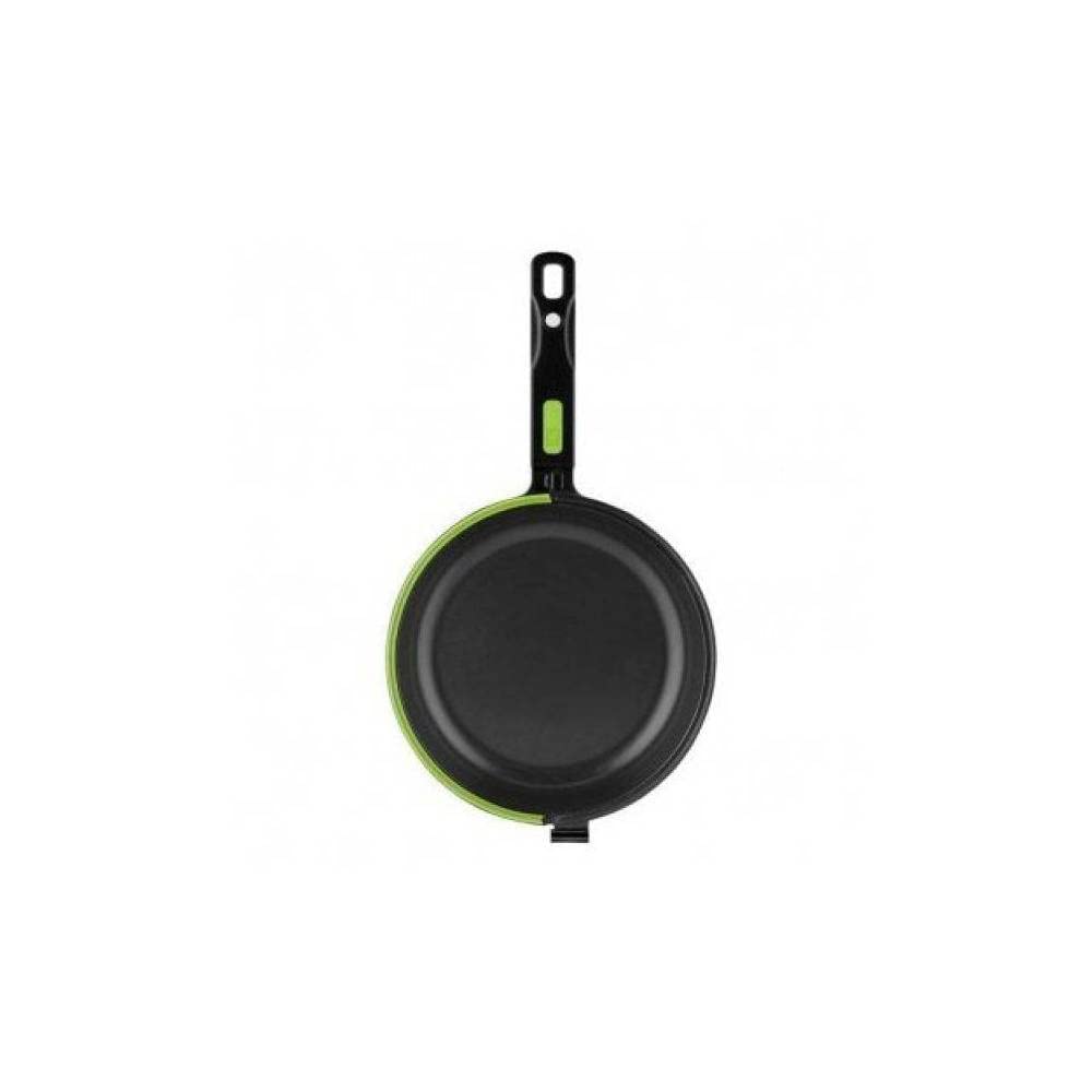 BRA Prior | Padella doppia 26 cm, per frittate, alluminio pressofuso con antiaderente, priva di PFOA, adatta a tutti i tipi di piani cottura, inclusa l’induzione