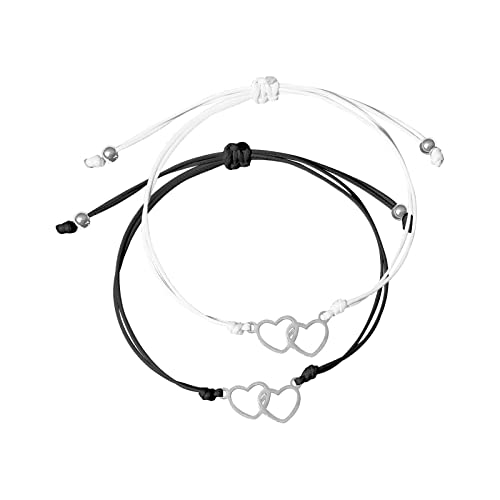 Bracelet couple main dans la main pour illuminer vos soirées et rendez-vous amoureux