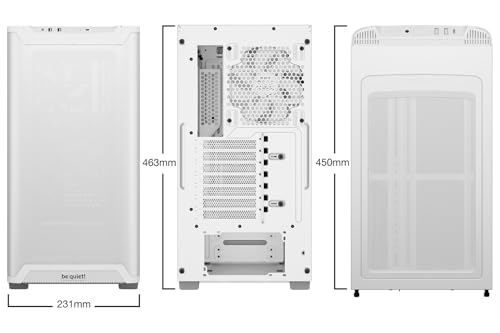 Bequiet Case Pure Base 501 Airflow Window White Bgw75 - 2