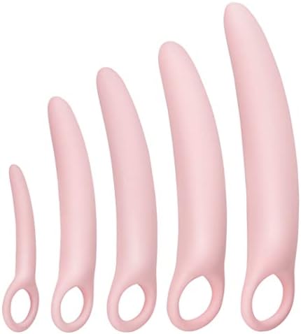 Lyniya 5-Pack Silicone Pelvic Floor Muscle Dilator Trainer Set for Women （Large Set）