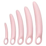 Lyniya 5-Pack Silicone Pelvic Floor Muscle Dilator Trainer Set for Women （Large Set）