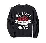 My heart doesn't beat it revs Motorcycling Gifts