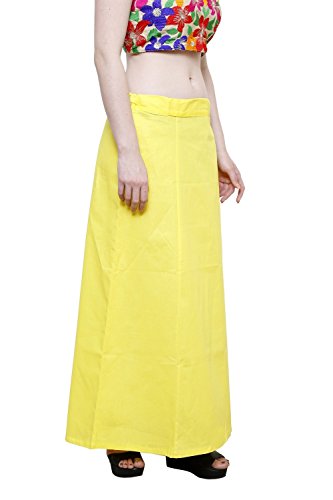 Image of Pistaa's combo of Women's Cotton Best Plain Solid Indian Readymade Inskirt Saree petticoats