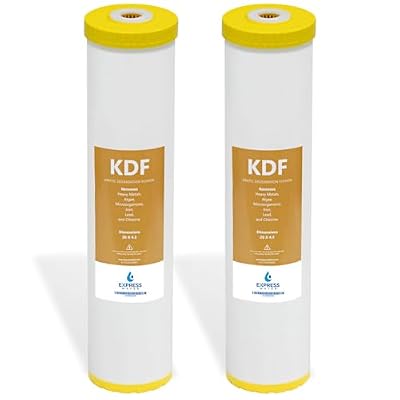 Express Water Polyphosphate Anti-Scale Water Replacement Filter – Whole House Replacement Water Filter – PHO High Capacity Water Filter – 4.5” x 20” inch – 2 Pack
